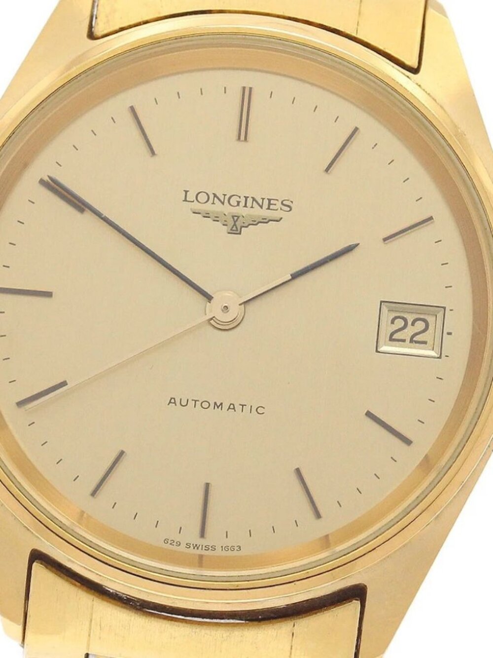 LONGINES 1663 Date cal.L629.1 Vintage Gold Dial Automatic Men's Watch